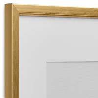 Matte Gold Rectangular Picture Frame, 16x20