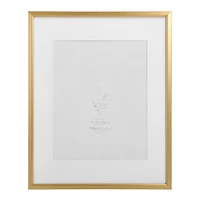 Matte Gold Rectangular Picture Frame, 16x20