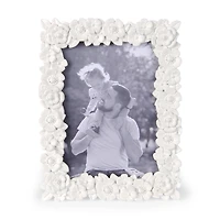White Flowers Picture Frame