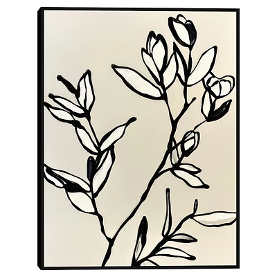 Simplicity Framed Canvas Art Print
