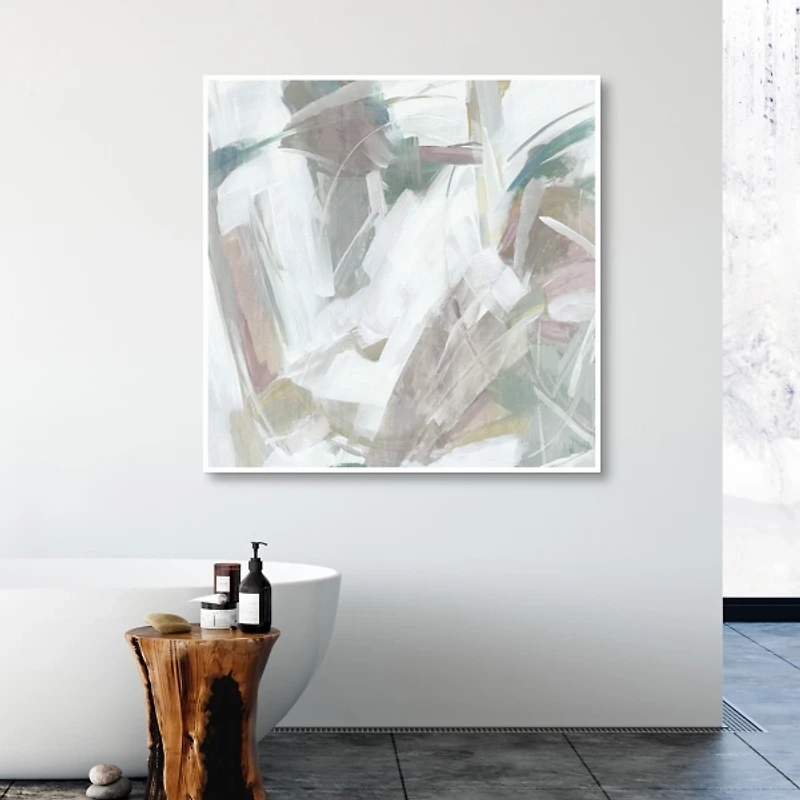 Muted Harmony Framed Canvas Art Print