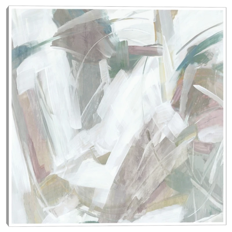 Muted Harmony Framed Canvas Art Print