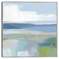 Quiet Cove Framed Canvas Art Print