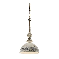 Distressed Metal Liza Pendant Light