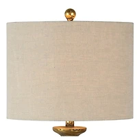 Leland Distressed Gold Table Lamp