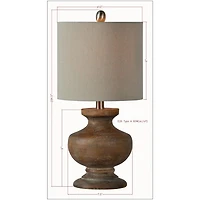 Baker Brown Table Lamp