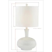Ivory Ashlen Table Lamp