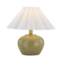 Harlow Green Ceramic Table Lamp