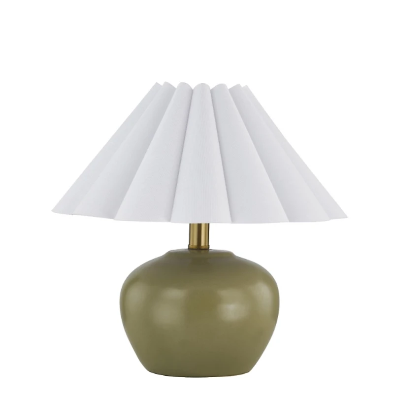 Harlow Green Ceramic Table Lamp