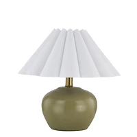 Harlow Green Ceramic Table Lamp