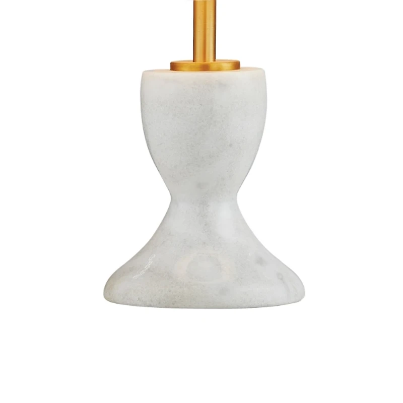 Lisa White Marble Mini Table Lamp