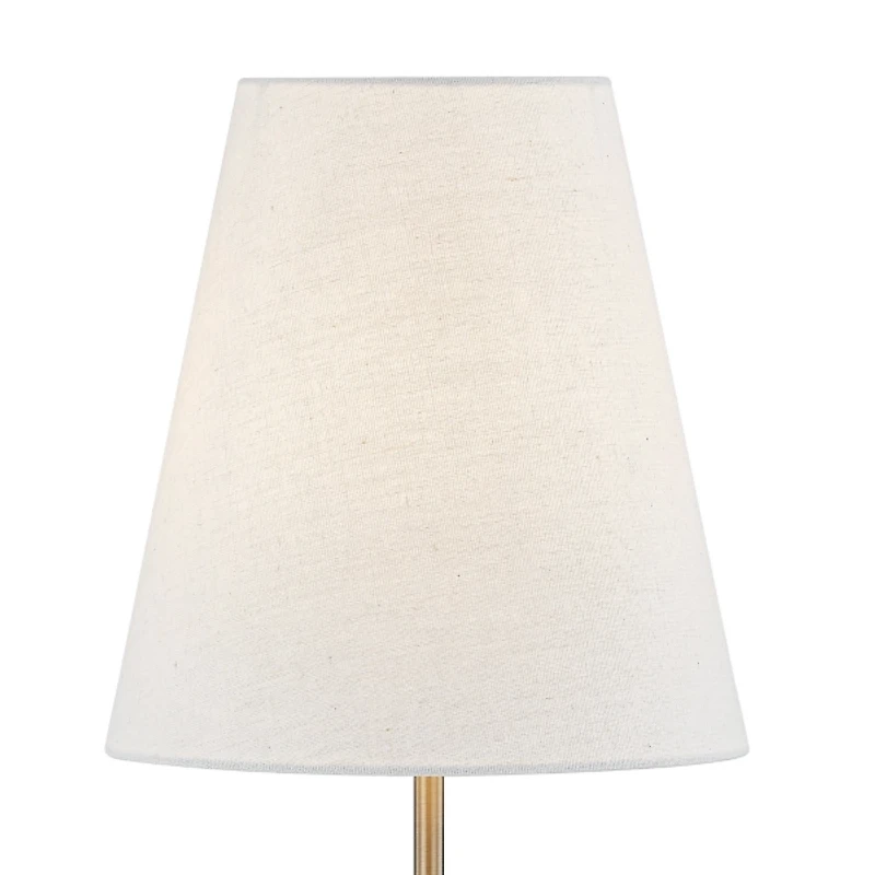 Sawyer Charcoal Faux Travertine Buffet Lamp