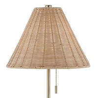 Lorraine Natural Travertine Buffet Lamp