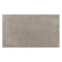 Diplomat Flint Bordered Bath Rug, 34x20