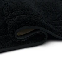 Diplomat Black Bordered Bath Rug, 40x24