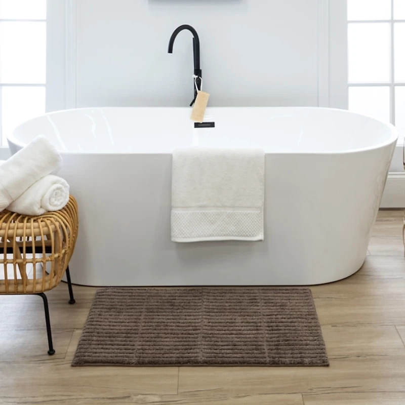 Sanctuary Walnut Bath Rug, 40x24