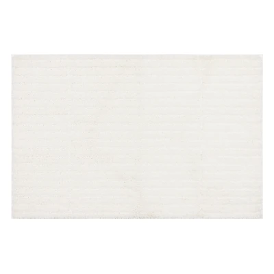 Sanctuary White Bath Rug, 34x20
