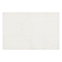 Sanctuary White Bath Rug, 34x20