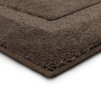 Prestige Walnut Bordered Bath Rug, 40x24