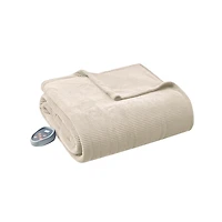 Tan Beautyrest Micro Fleece Heated Twin Blanket