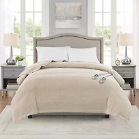 Tan Beautyrest Micro Fleece Heated Twin Blanket