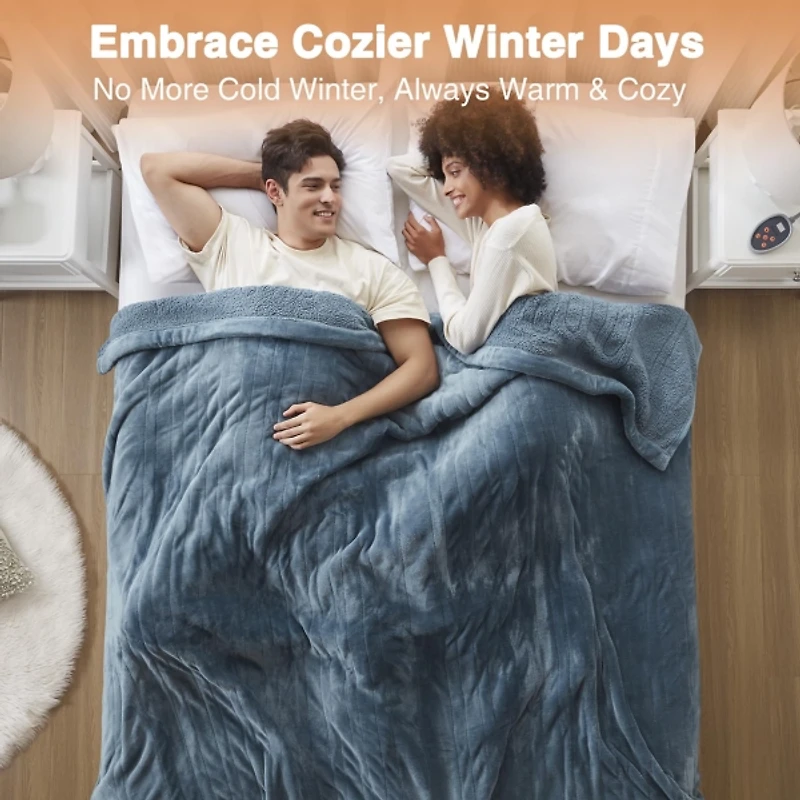 Beautyrest Berber Heated Queen Blanket