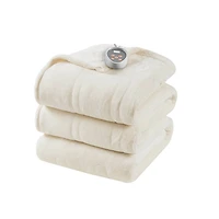 Beautyrest Ivory Berber Heated Twin Blanket