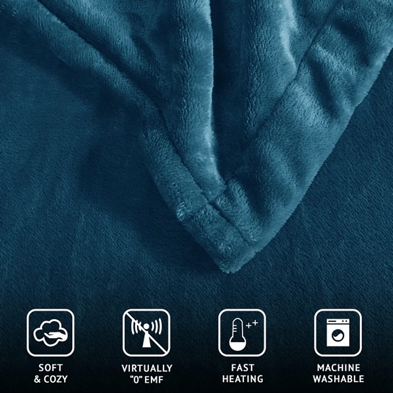 Beautyrest Plush Heated King Blanket