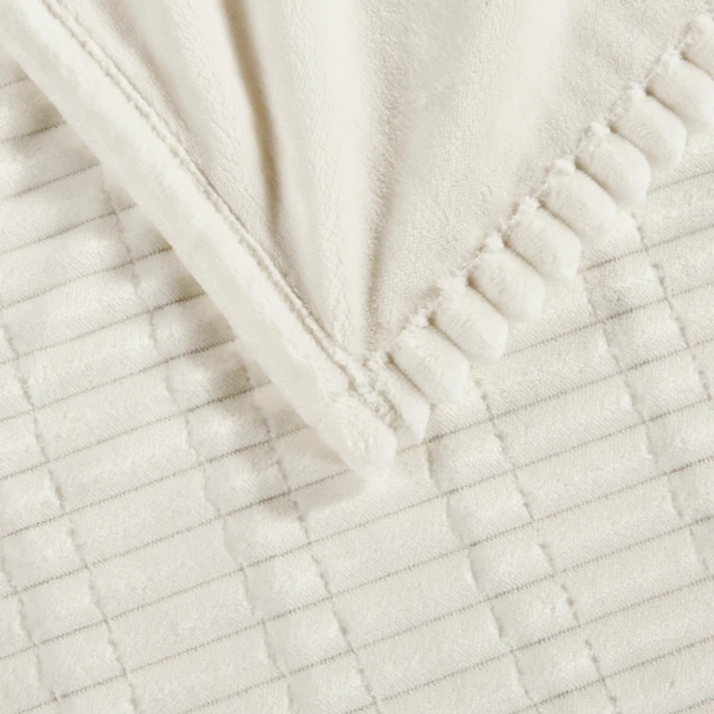 Serta Corded Plush Heated Queen Blanket