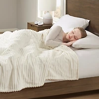 Serta Corded Plush Heated King Blanket