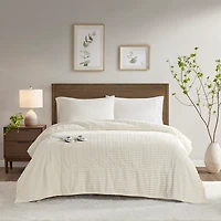 Serta Corded Plush Heated King Blanket