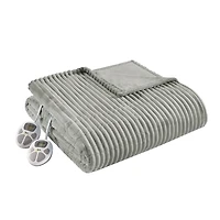 Serta Corded Plush Heated Full Blanket