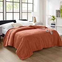 Serta Rust Dream Soft Queen Heated Blanket