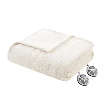 Serta White Dream Soft King Heated Blanket