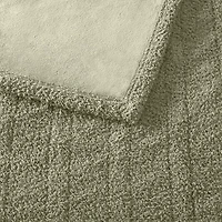 Serta Green Dream Soft Queen Heated Blanket