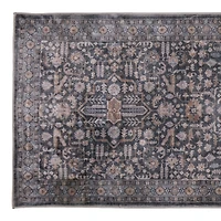 Blue Blaire Medallion Washable Runner, 2x7