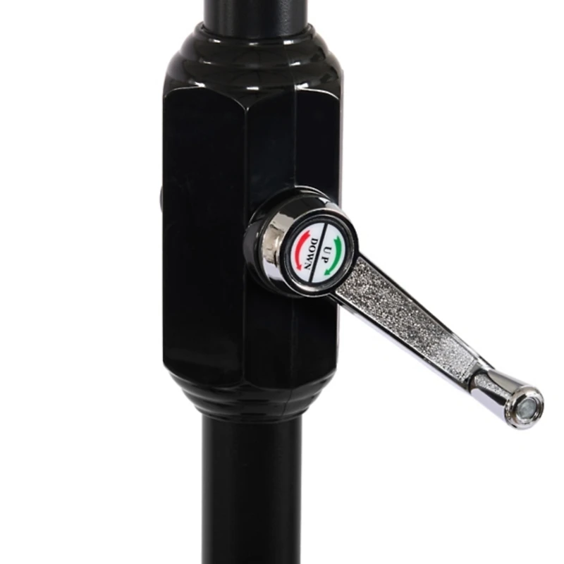 White Scalloped Outdoor Umbrella