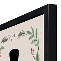 Personalized Photo Snowman Framed Art Print