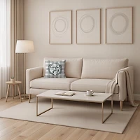 Comfort and Joy Plaid Christmas Pillow