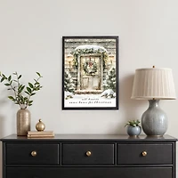 Hearts Come Home For Christmas Framed Art Print