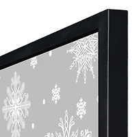 Most Wonderful Time Snowflakes Framed Print