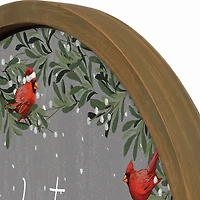 Let Heaven & Nature Sing Brown Framed Wall Plaque