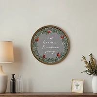 Let Heaven & Nature Sing Brown Framed Wall Plaque
