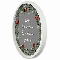 Let Heaven & Nature Sing White Framed Wall Plaque