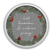 Let Heaven & Nature Sing White Framed Wall Plaque