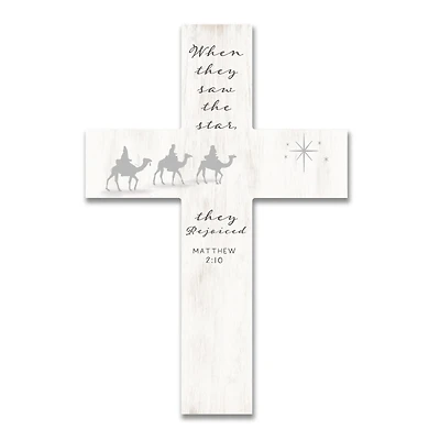Wise Men Wood Cross Wall Plaque