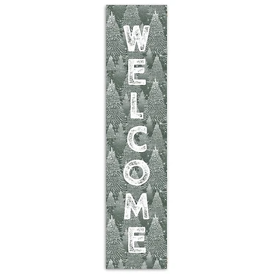 Welcome Evergreen Forest Porch Board