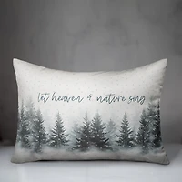 Let Heaven and Nature Sing Christmas Pillow