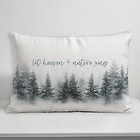 Let Heaven and Nature Sing Christmas Pillow