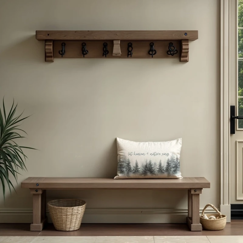 Let Heaven and Nature Sing Christmas Pillow